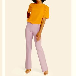 Betabrand Lavender Straight Leg Yoga Dress Pant Size Medium EUC